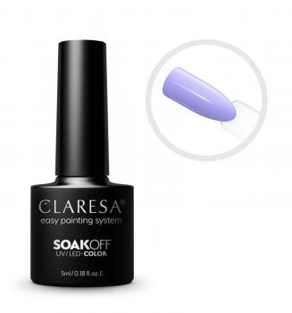 CLARESA SoakOFF UV/LED Gel - Purple 602, 5 ml
